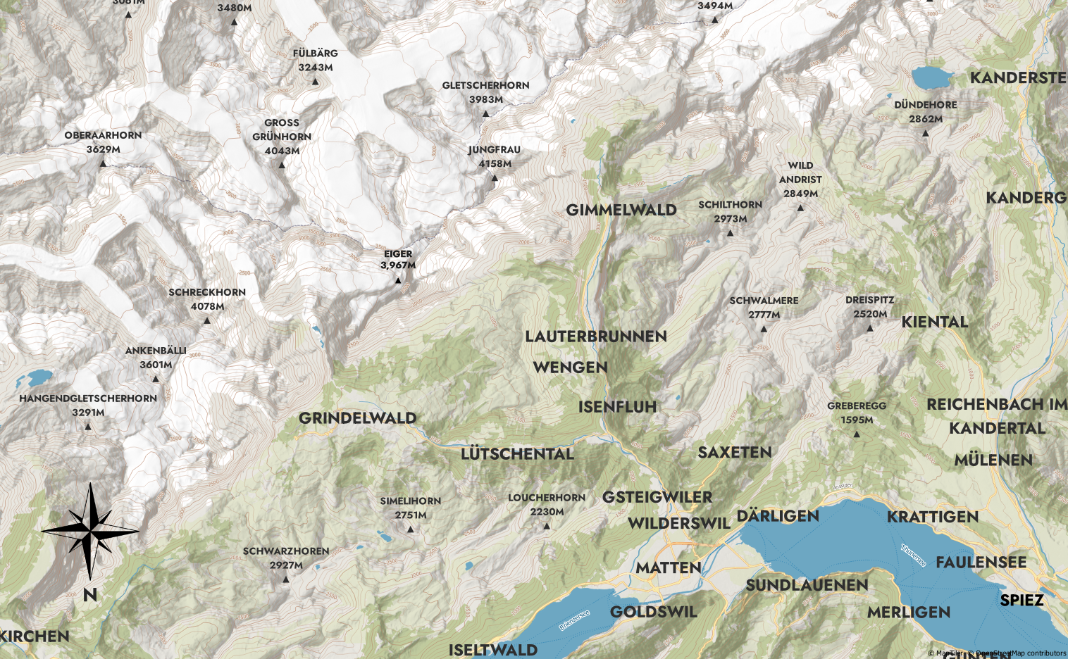 Eiger, Wengen & Grindelwald