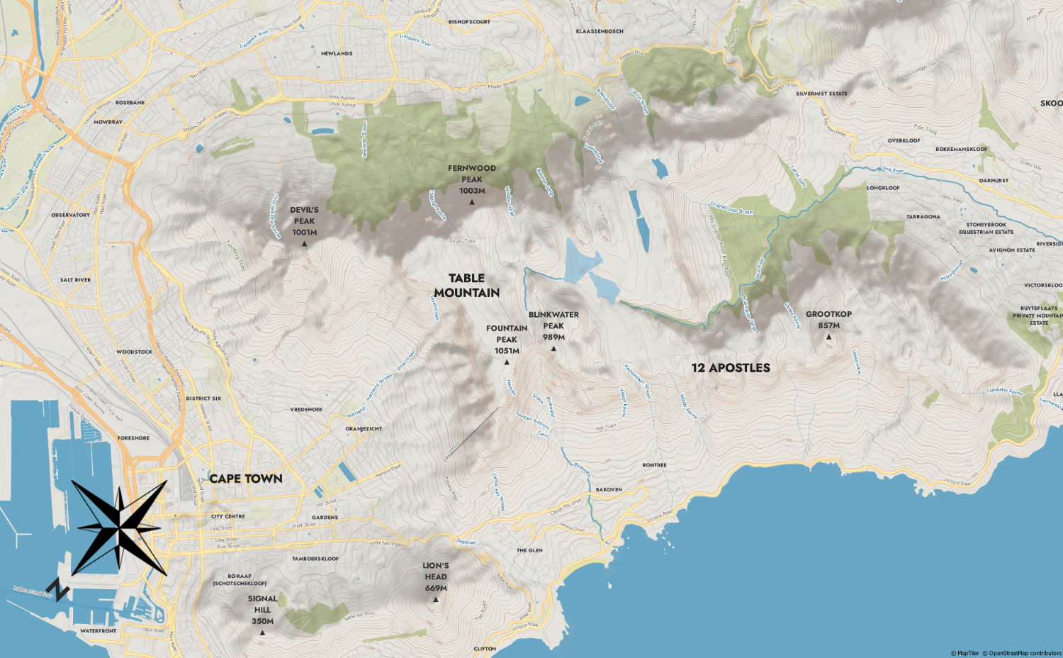 Table Mountain, South Africa