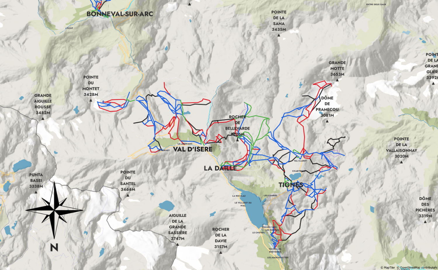Tignes & Val d'Isere, France